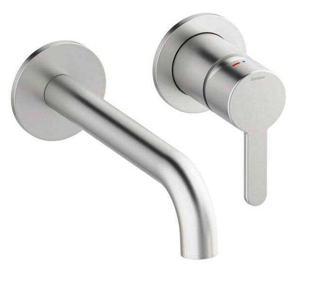 Damixa Silhouet armatur til indbygning i væg - Steel Damixa Silhouet armatur til indbygning i væg - Steel