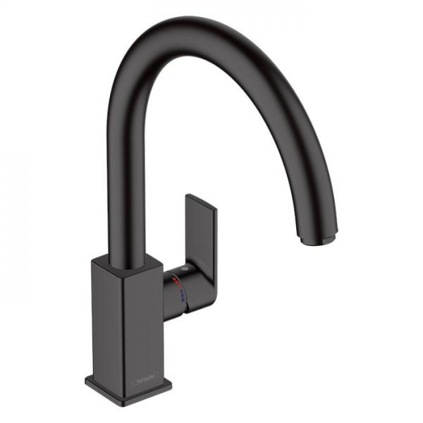 hansgrohe Vernis Shape M35 køkkenarmatur 210 1jet - Mat sort