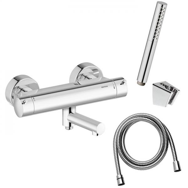 Damixa Iris komplet badekararmatur - Krom
