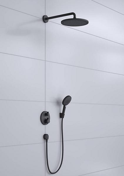 Hansgrohe Croma 280 komplet brusesystem til indbygning - Mat sort Hansgrohe Croma 280 komplet brusesystem til indbygning - Mat sort