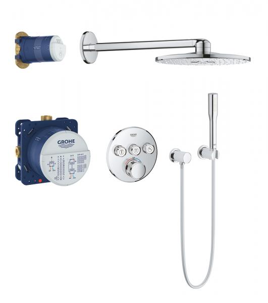 Grohe SmartControl 310 komplet brusesystem til indbygning - Rund Grohe SmartControl 310 komplet brusesystem til indbygning - Rund