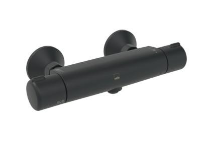 Oras Nova brusetermostat m/Eco Flow - Mat sort Oras Nova brusetermostat m/Eco Flow - Mat sort