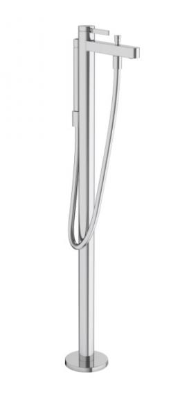 Hansgrohe Finoris badekararmatur t/gulv m/håndbruser - Krom Hansgrohe Finoris badekararmatur t/gulv m/håndbruser - Krom