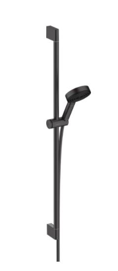 hansgrohe Pulsify Select S 105 Relaxation brusesæt m/EcoSmart 3jet - 90 cm - Mat sort