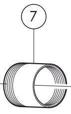 Outlet - Børma Kappe t/kartouche f A5 - 1 stk. tilbage