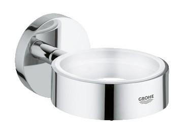 Grohe Essentials holder til glas, sæbeskål eller dispenser - Krom Grohe Essentials holder til glas, sæbeskål eller dispenser - Krom