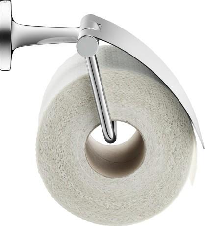 Duravit Starck T toiletpapirholder med låg - Krom Duravit Starck T toiletpapirholder med låg - Krom