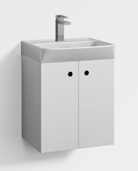 Svedbergs Intro 50 møbelsæt - Mat hvid Svedbergs Intro 50 møbelsæt - Mat hvid