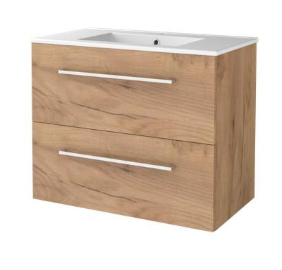 Sanibell Basicline møbelsæt 80 m/greb - Whiskey eg Sanibell Basicline møbelsæt 80 m/greb - Whiskey eg