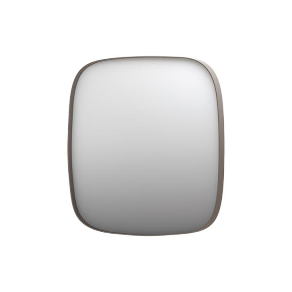 Sanibell Ink SP29 superellipse spejl m/ramme 80 x 80 cm - Børstet rustfrit stål Sanibell Ink SP29 superellipse spejl m/ramme 80 x 80 cm - Børstet rustfrit stål