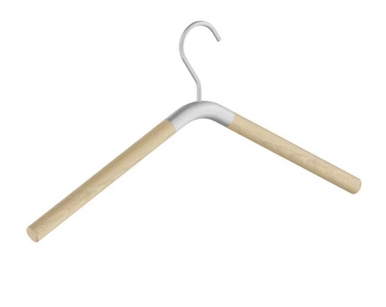 Beslagsboden bøjle 2 stk - Træ/mat grå Beslagsboden bøjle 2 stk - Træ/mat grå