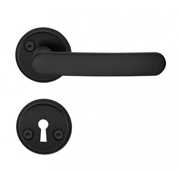 Beslagsboden Basic indendørs dørgreb B727 - Mat sort Beslagsboden Basic indendørs dørgreb B727 - Mat sort