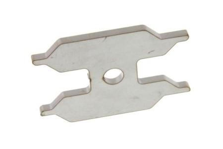 Blanco nøgle til at afmontere afdækningsringen Blanco nøgle til at afmontere afdækningsringen