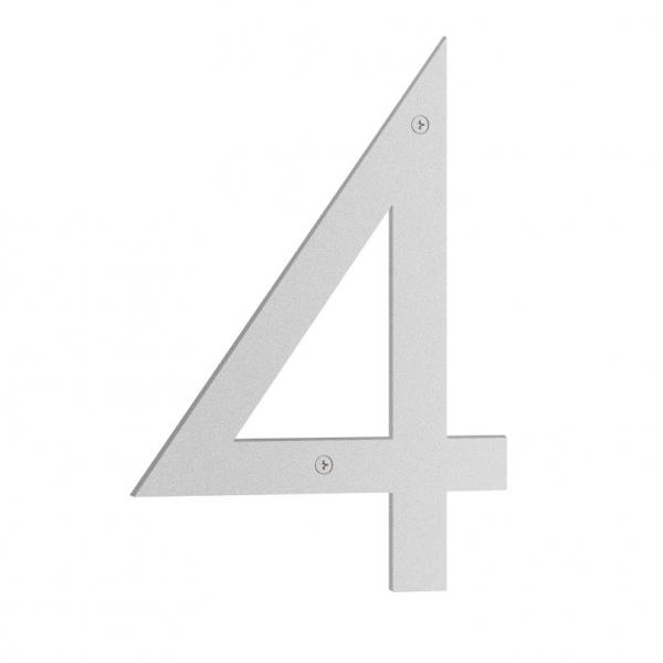 Beslagsboden Nordic husnummer 4 - Mat Grå