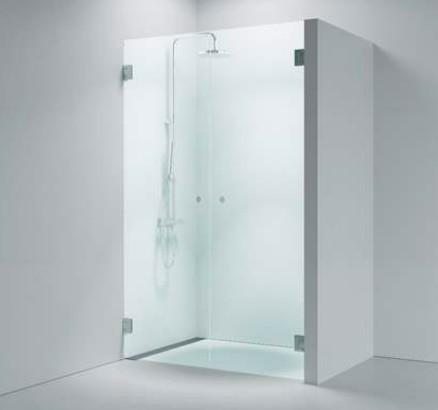 Strømberg Lucca 30 dobbelt nichedør - Klart glas