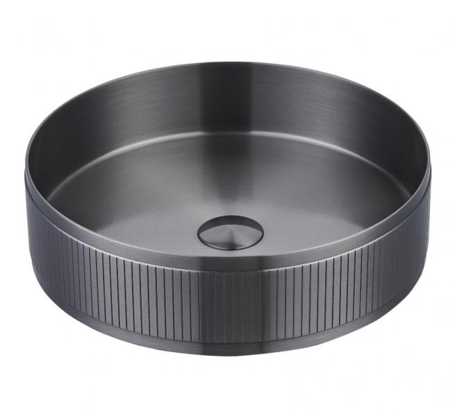 Cassøe Decora 40 bowlevask - Børstet gunmetal Cassøe Decora 40 bowlevask - Børstet gunmetal