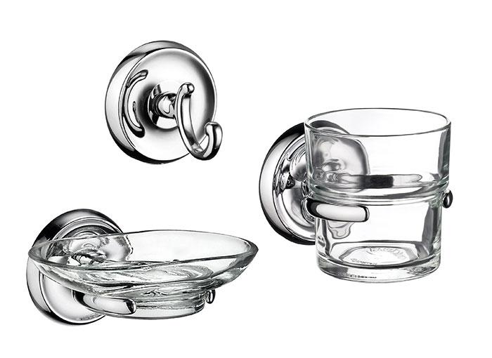 Smedbo Villa tilbehørspakke til bad - Krom Smedbo Villa tilbehørspakke til bad - Krom