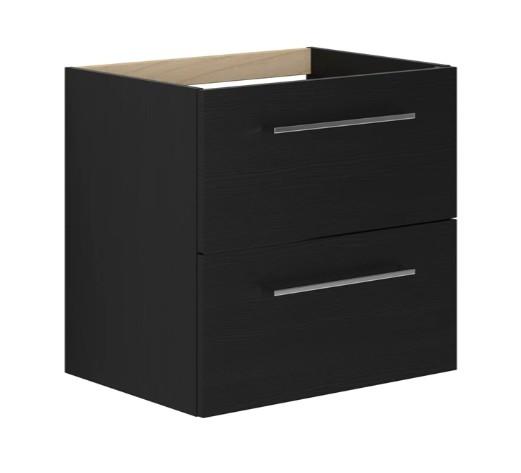 Dansani Mido+ 60 vaskeskab m/skuffer - Sort struktur Dansani Mido+ 60 vaskeskab m/skuffer - Sort struktur