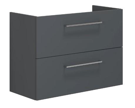 Dansani Mido+ underskab m/2 skuffer t/gulvafløb - 80 - Grå mat Dansani Mido+ underskab m/2 skuffer t/gulvafløb - 80 - Grå mat