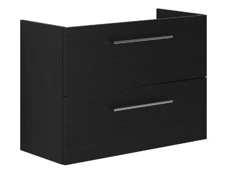 Dansani Mido+ underskab m/2 skuffer t/gulvafløb - 80 - Sort struktur Dansani Mido+ underskab m/2 skuffer t/gulvafløb - 80 - Sort struktur
