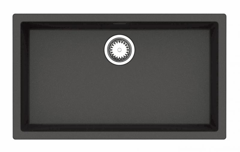Lavabo Amsterdam 72 kompositkøkkenvask - Antracit/krom Lavabo Amsterdam 72 kompositkøkkenvask - Antracit/krom