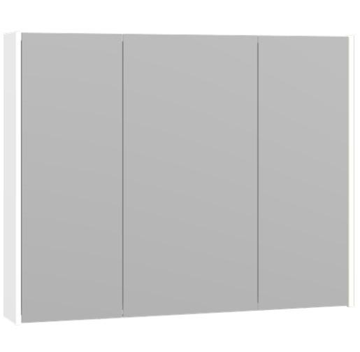 Dansani Style spejlskab 120 m/3 låger og lysstyring - Hvid mat lak Dansani Style spejlskab 120 m/3 låger og lysstyring - Hvid mat lak