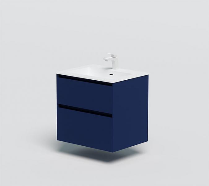 Strømberg Lux 60 vaskeskab m/2 skuffer - Dyb blå Strømberg Lux 60 vaskeskab m/2 skuffer - Dyb blå