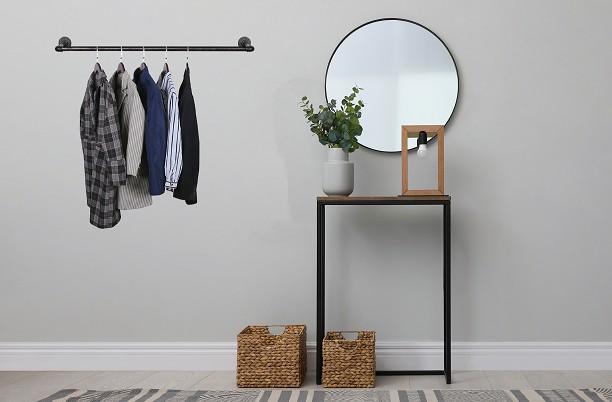 Simple Racks Brooklyn væghængt bøjlestang - 111 x 54 CM Simple Racks Brooklyn væghængt bøjlestang - 111 x 54 CM