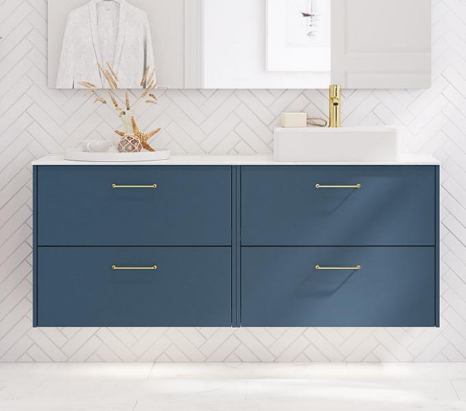 Dansani Luna Classic 160 møbelsæt m/Cube vask og skuffer - Valgfri farve Dansani Luna Classic 160 møbelsæt m/Cube vask og skuffer - Valgfri farve