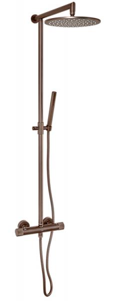 Cassøe Crystal Cut komplet brusesystem - T8 - Mat bronze Cassøe Crystal Cut komplet brusesystem - T8 - Mat bronze