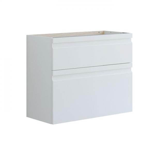 Dansani Luna Mini vaskeskab 80*64 m/skuffer - Hvid mat lak Dansani Luna Mini vaskeskab 80*64 m/skuffer - Hvid mat lak