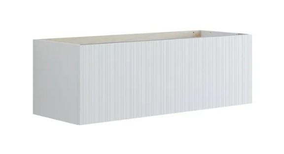 Dansani Luna vaskeskab 120x40 m/skuffer - Hvid mat/riflet Dansani Luna vaskeskab 120x40 m/skuffer - Hvid mat/riflet