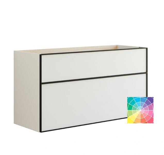 Dansani Luna vaskeskab 120x64 m/skuffer - Valgfri farve/sort ramme Dansani Luna vaskeskab 120x64 m/skuffer - Valgfri farve/sort ramme