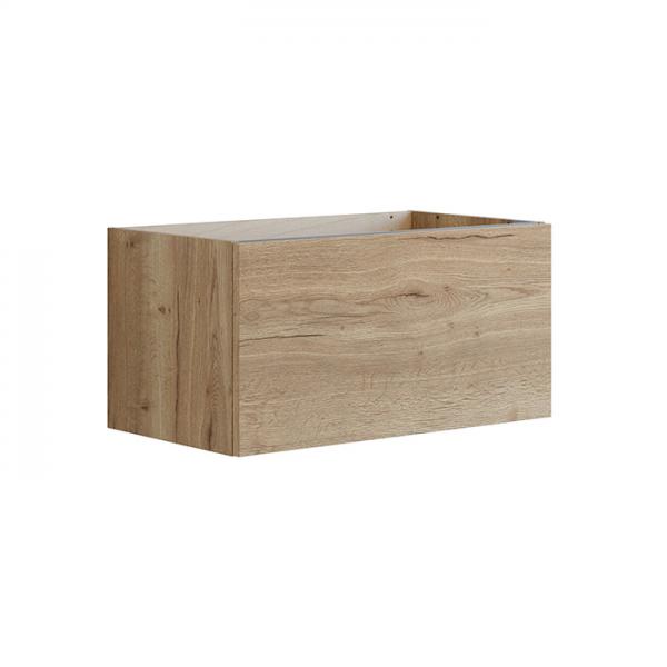 Dansani Luna sideskab 80x40 m/skuffe - Natur eg Dansani Luna sideskab 80x40 m/skuffe - Natur eg