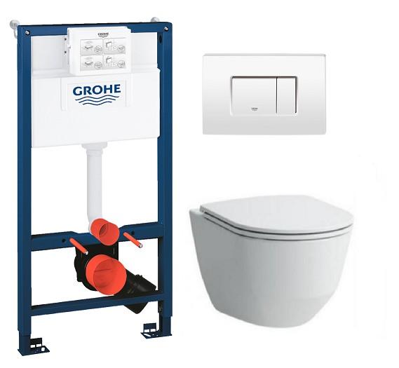 Laufen Pro Rimless LCC Compact toiletpakke inkl. sæde m/soft-close, mellem cisterne og hvid betjening Laufen Pro Rimless LCC Compact toiletpakke inkl. sæde m/soft-close, mellem cisterne og hvid betjening