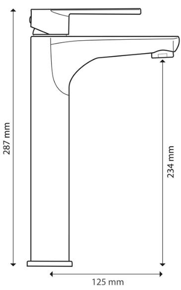 Hafa Mix High håndvaskbatteri - Krom Hafa Mix High håndvaskbatteri - Krom