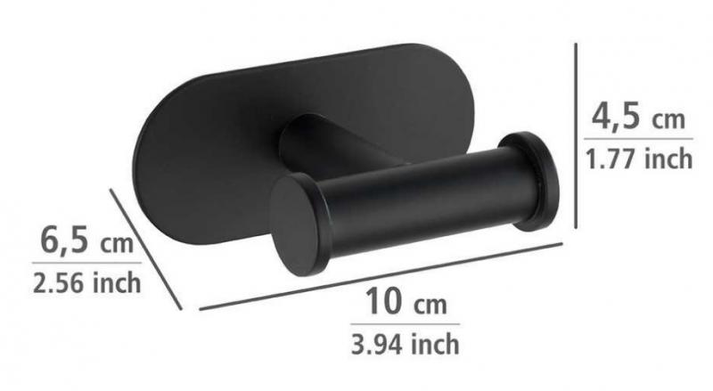 Wenko Orea duo håndklædekrog - Mat sort - Skuefri Wenko Orea duo håndklædekrog - Mat sort - Skuefri