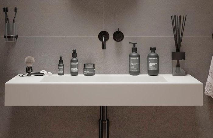 Ideavit Solidsquare 90 håndvask t/væg - Uden overløb - Uden hanehul Ideavit Solidsquare 90 håndvask t/væg - Uden overløb - Uden hanehul