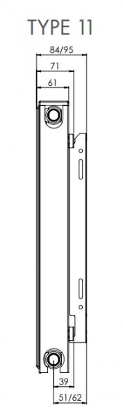 Stelrad Compact All In Radiator Type 11 - H600 x 400 mm Stelrad Compact All In Radiator Type 11 - H600 x 400 mm