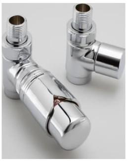 TVS Ventilsæt type 210 m/returtermostat, ligeløbende, Krom TVS Ventilsæt type 210 m/returtermostat, ligeløbende, Krom