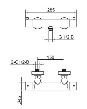 Primy Steel Pleasure 1 termostatarmatur - Amber (børstet kobber) Primy Steel Pleasure 1 termostatarmatur - Amber (børstet kobber)