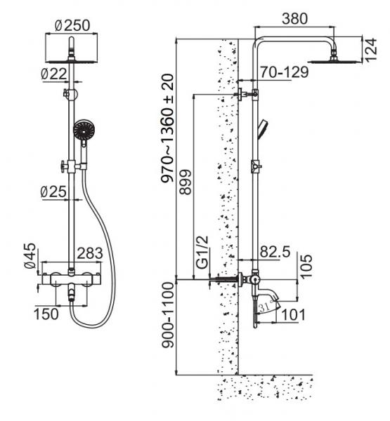 Primy Pleasure 3 kar/brusesystem - Shadow Primy Pleasure 3 kar/brusesystem - Shadow