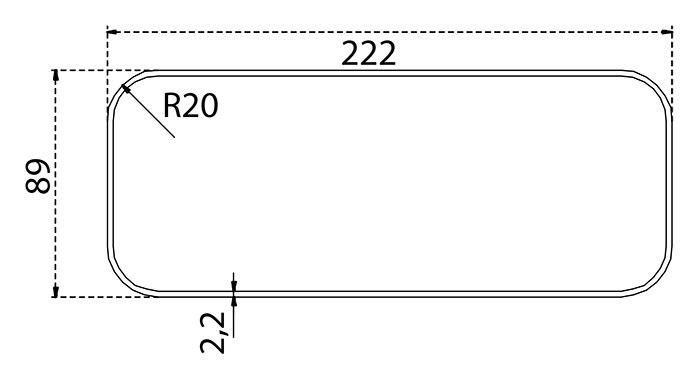 Eico Compair Flow Fastr&oslash;r 90x220 1 Meter