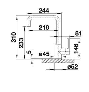 Blanco Mili køkkenarmatur - Kaffe Blanco Mili køkkenarmatur - Kaffe