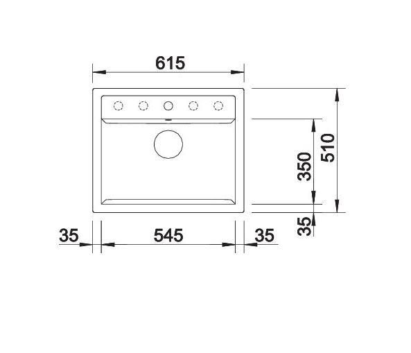 Blanco Dalago 6 MX Køkkenvask - Vulkangrå