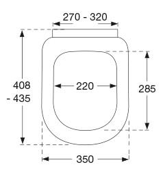 Pressalit 3 toiletsæde m/ soft close - Hvid Pressalit 3 toiletsæde m/ soft close - Hvid
