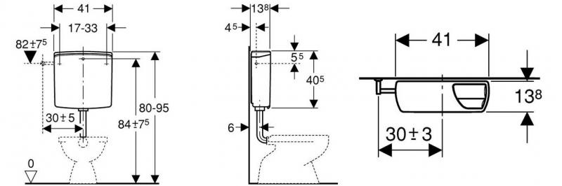 Geberit lavthængende cisterne Geberit lavthængende cisterne