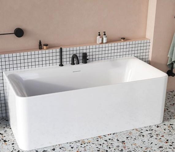 Strømberg Padua Back-To-Wall badekar 1700 x 800 mm Strømberg Padua Back-To-Wall badekar 1700 x 800 mm