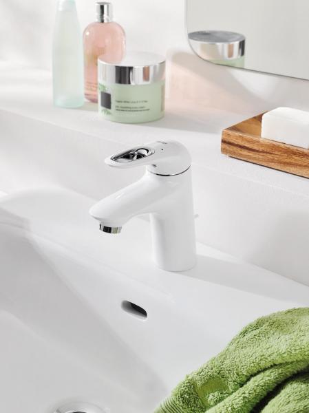 Grohe Eurostyle håndvaskarmatur m/hul - Hvid Grohe Eurostyle håndvaskarmatur m/hul - Hvid