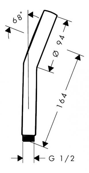 hansgrohe Activera S 95 håndbruser 1jet m/EcoSmart+ - Krom